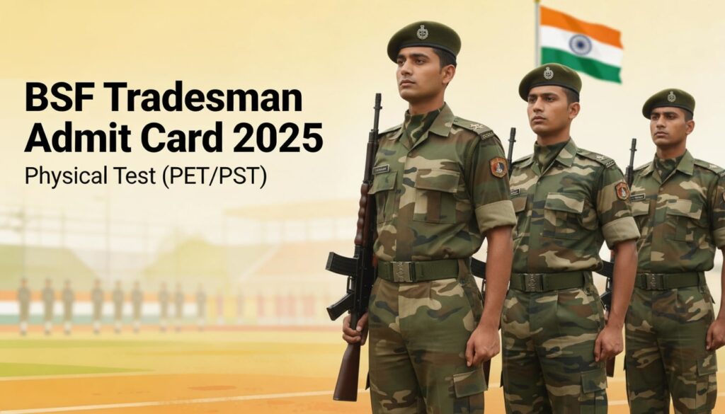 bsf tradesman admit card