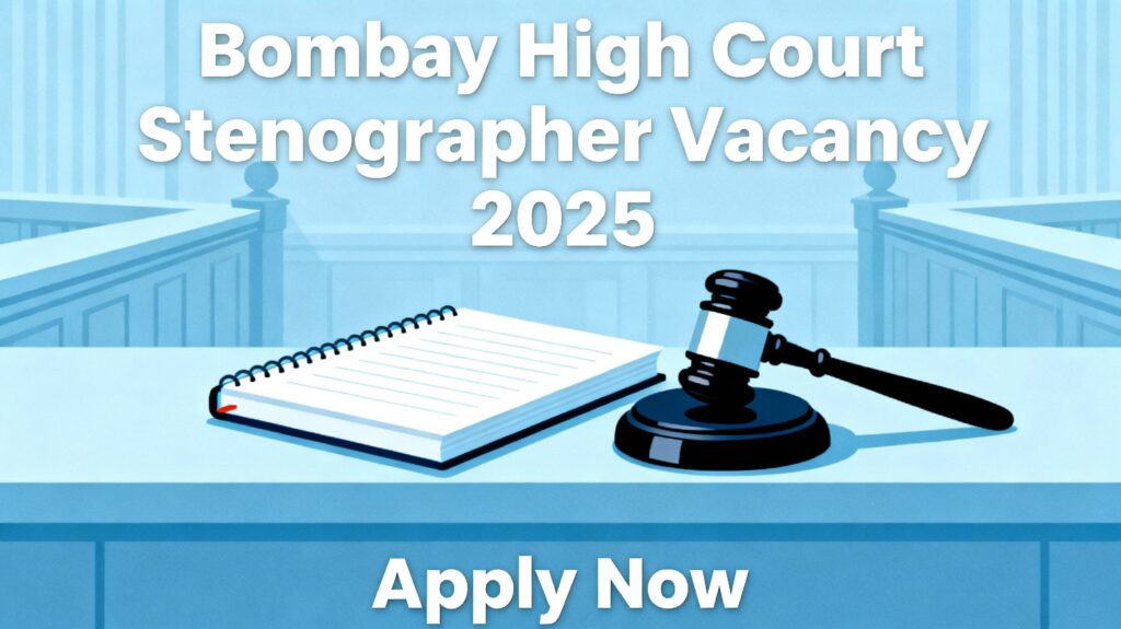 Bombay High Court Stenographer Vacancy