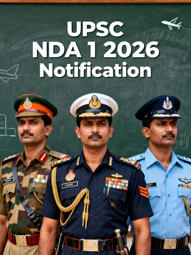 UPSC NDA 1 2026 Notification