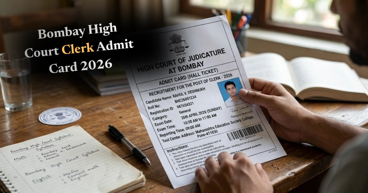Bombay high Court Clerk Admit Card 2026.webp