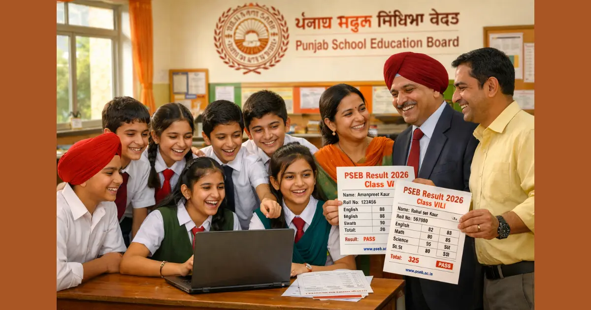 PSEB 5th 8th Result 2026 punjab .webp